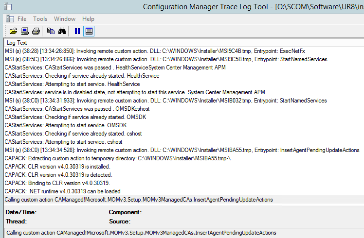 What if a SCOM Update Rollup is very slow TopQore Blog